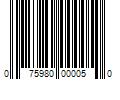 Barcode Image for UPC code 075980000050