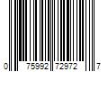 Barcode Image for UPC code 075992729727