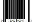 Barcode Image for UPC code 076000000173