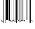 Barcode Image for UPC code 076000000753