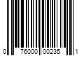 Barcode Image for UPC code 076000002351