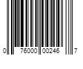 Barcode Image for UPC code 076000002467