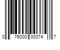 Barcode Image for UPC code 076000003747