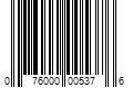 Barcode Image for UPC code 076000005376