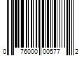 Barcode Image for UPC code 076000005772