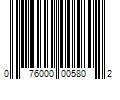 Barcode Image for UPC code 076000005802