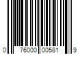 Barcode Image for UPC code 076000005819