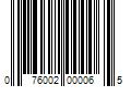 Barcode Image for UPC code 076002000065