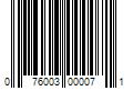 Barcode Image for UPC code 076003000071