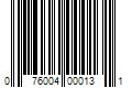 Barcode Image for UPC code 076004000131