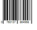 Barcode Image for UPC code 0760137864998