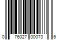 Barcode Image for UPC code 076027000736