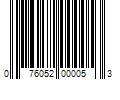 Barcode Image for UPC code 076052000053