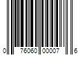 Barcode Image for UPC code 076060000076