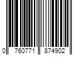 Barcode Image for UPC code 0760771874902