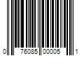 Barcode Image for UPC code 076085000051. Product Name: 