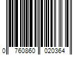 Barcode Image for UPC code 0760860020364