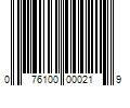 Barcode Image for UPC code 076100000219