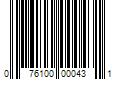 Barcode Image for UPC code 076100000431