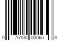 Barcode Image for UPC code 076100000653