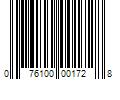 Barcode Image for UPC code 076100001728