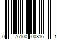 Barcode Image for UPC code 076100008161