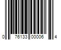 Barcode Image for UPC code 076133000064