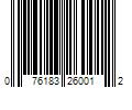 Barcode Image for UPC code 076183260012