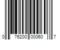 Barcode Image for UPC code 076200000607