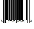 Barcode Image for UPC code 076200000836