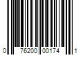 Barcode Image for UPC code 076200001741