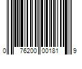 Barcode Image for UPC code 076200001819