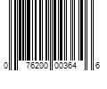 Barcode Image for UPC code 076200003646