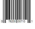 Barcode Image for UPC code 076200007101