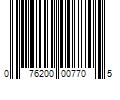 Barcode Image for UPC code 076200007705