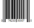 Barcode Image for UPC code 076233000070