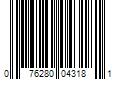 Barcode Image for UPC code 076280043181