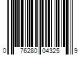 Barcode Image for UPC code 076280043259