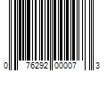 Barcode Image for UPC code 076292000073