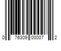 Barcode Image for UPC code 076309000072