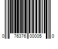 Barcode Image for UPC code 076376000050