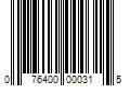 Barcode Image for UPC code 076400000315