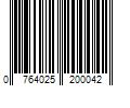Barcode Image for UPC code 0764025200042. Product Name: HP Inc. HP Copy & Print20 8.5' x 11' Multipurpose Paper 20 lbs. 92 Brightness 750 Sheets/Ream (200030)