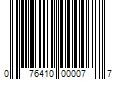 Barcode Image for UPC code 076410000077