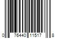 Barcode Image for UPC code 076440115178