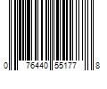 Barcode Image for UPC code 076440551778