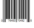 Barcode Image for UPC code 076453704925. Product Name: ELCO LABORATORIES INC Hoover 70492 Hoover Twin Chamber; Tall Circular  Dirt Cup Filter