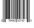 Barcode Image for UPC code 076490007430