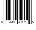 Barcode Image for UPC code 076490493325