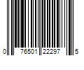 Barcode Image for UPC code 076501222975